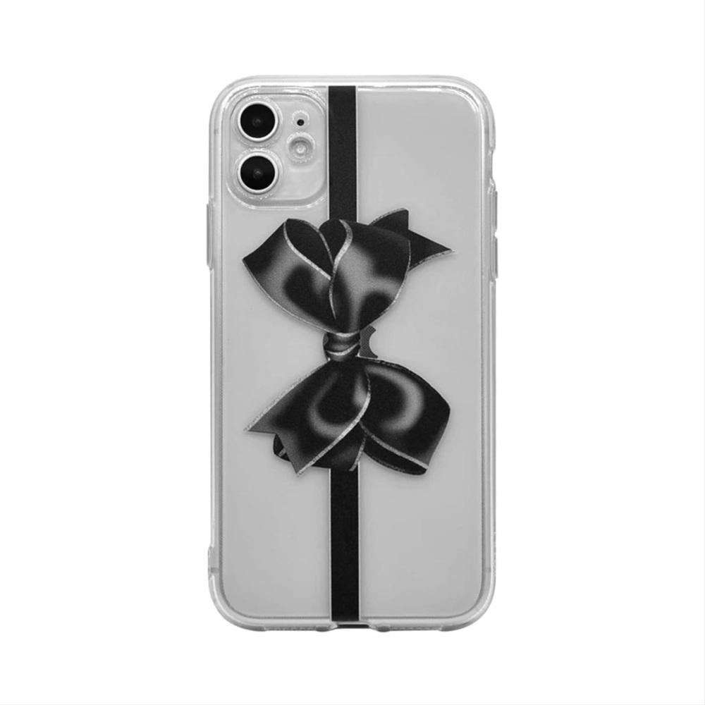 Black Ribbon Bow iPhone 11 Pro Max Case 🖤